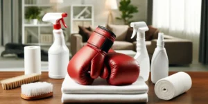 Lavage gants de boxe